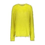 1017 Alyx 9SM Texturerad Crewneck Sweater Yellow, Dam