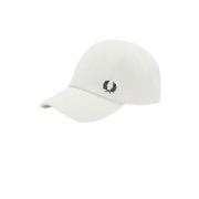 Fred Perry Basebollkeps, Pique-stil White, Herr