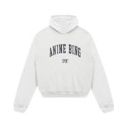 Anine Bing Harvey Hoodie Sweatshirt Gray, Dam