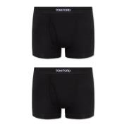 Tom Ford Märkesboxers tvåpack Black, Herr