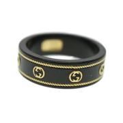 Gucci Vintage Pre-owned Metall ringar Black, Dam