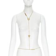 Versace Pre-owned Pre-owned Tyg halsband Yellow, Dam