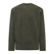 Givenchy Oversized Crew Neck Tröja Green, Herr