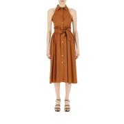 Liu Jo Klassisk klänning Brown, Dam