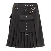 Givenchy Kiltad Kjol för Kvinnor Black, Dam