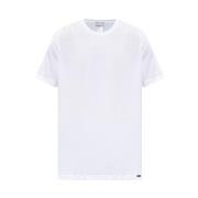 Hanro Bomull T-shirt White, Herr