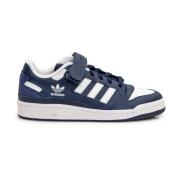 Adidas Originals Blå Mocka Stiliga Sneakers för Män Blue, Herr