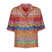 La DoubleJ Pride Daisy Oversize Siden Skjorta Multicolor, Dam