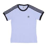 Adidas Slim Tee 3-Stripes Streetwear Blue, Dam