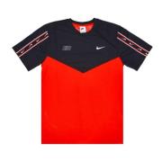 Nike Upprepa Sportkläder Tee LT Crimson/Black/White Red, Herr