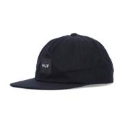 HUF Svart Snapback Cap - Unstructured Box Stil Black, Herr