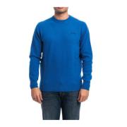 MC2 Saint Barth Klassisk Crewneck Sweater Blue, Herr