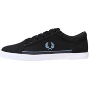 Fred Perry Baseline Twill Sneakers Black, Herr