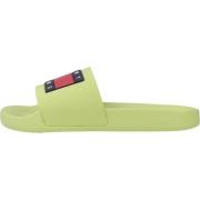Tommy Jeans Sliders Yellow, Dam