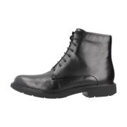 Camper Lace-up Boots Black, Dam