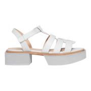 Paloma Barceló Mjuk Pulver Nappa Sandal med Gummisula - Storlek 36 Gra...