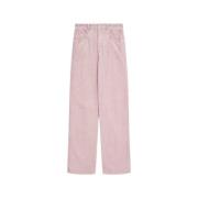 Isabel Marant Étoile Straight Trousers Pink, Dam