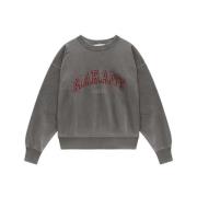 Isabel Marant Étoile Stiliga Sweatshirts för Daglig Komfort Gray, Dam
