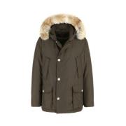 Woolrich Arctic Anorak med Avtagbar Päls Green, Herr