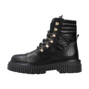 Alpe Lace-up Boots Black, Dam