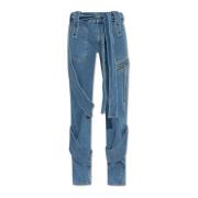Blumarine Jeans med insatser Blue, Dam