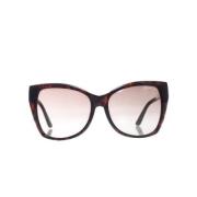 Tom Ford Pre-owned Förägda plast sunglar Brown, Dam