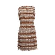 Chanel Vintage Begagnade Dres Brown, Dam