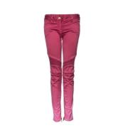 Balmain Pre-owned Biker -jeans med färggradient Pink, Dam