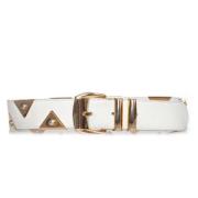 Versace Pre-owned Pre-owned Läder skrp White, Dam