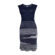 Chanel Vintage Pre-owned dress Blue, Dam