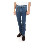 Incotex Slim-Fit Denim Jeans Blue, Herr
