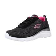 Skechers Stiliga Bold Boundaries Sneakers Black, Dam