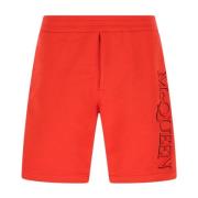 Alexander McQueen Casual shorts, Högkvalitativa tyger Red, Herr