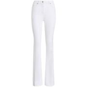 Etro Flared Jeans White, Dam
