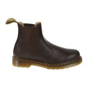 Dr. Martens Brun Läder Ankelkänga med Gummisula Brown, Herr