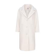 Mariuccia Milano Single-Breasted Coats White, Dam