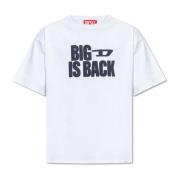 Diesel ‘T-Boxt-Back’ T-shirt med tryck White, Herr