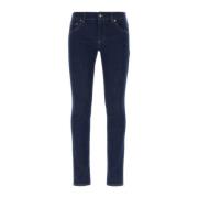 Dolce & Gabbana Mörkblå stretch jeans i denim, Skinny fit för män Blue...