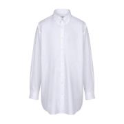 Maison Margiela Ekologisk Vit Oxford Skjorta White, Herr
