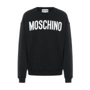Moschino Crewneck Sweatshirt Black, Herr