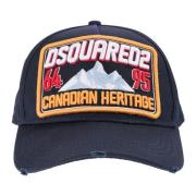 Dsquared2 Kanadensisk Heritage Baseballkeps Blue, Herr