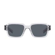 Prada Fyrkantiga solglasögon Pr02Zs U430A9 Gray, Unisex