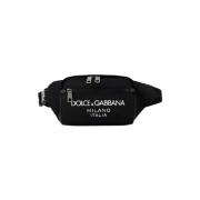 Dolce & Gabbana Nylon axelremsvskor Black, Dam