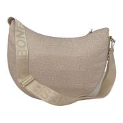 Borbonese Luna Bag Middle - Stilfull axelväska för den moderna kvinnan...