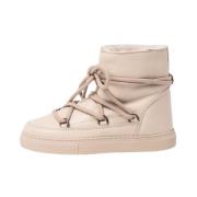 Inuikii Kräm Läder Sneaker - 37 Beige, Dam