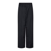 Co'Couture Bluecc Pin Pant Byxor Navy Blue, Dam