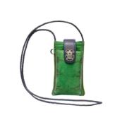 Claris Virot Python Telefonfodral med Skarabé Smycke Green, Unisex