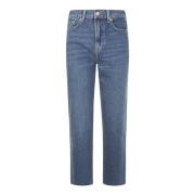 7 For All Mankind Logan Stovepipe Blue Bell Jeans Blue, Dam