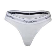 Calvin Klein Bekväma vita underklädesbyxor White, Dam