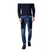 Jeckerson Slim Mörkblå Denim Jeans Blue, Herr